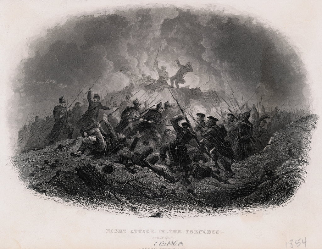 Detail of Battle of Sevastopol During Crimean War by Anonymous
