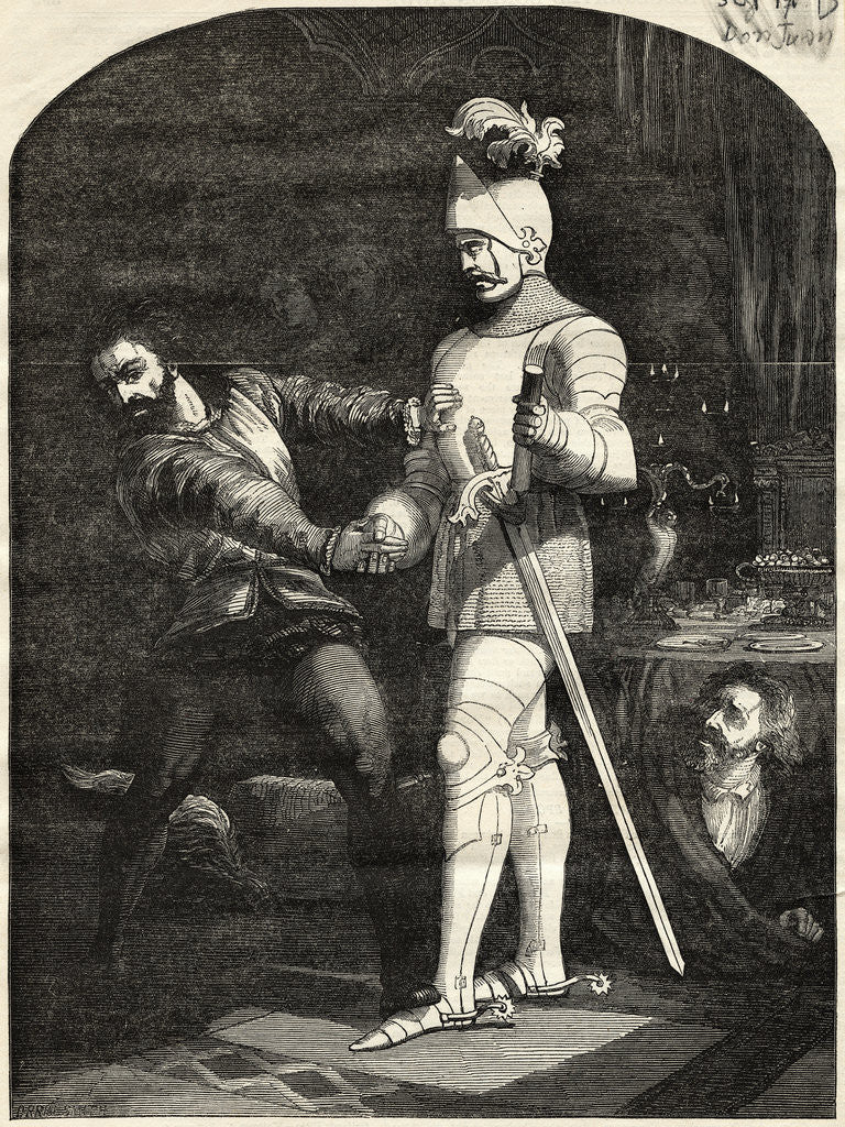 Detail of Scene from Il Don Giovanni by Anonymous