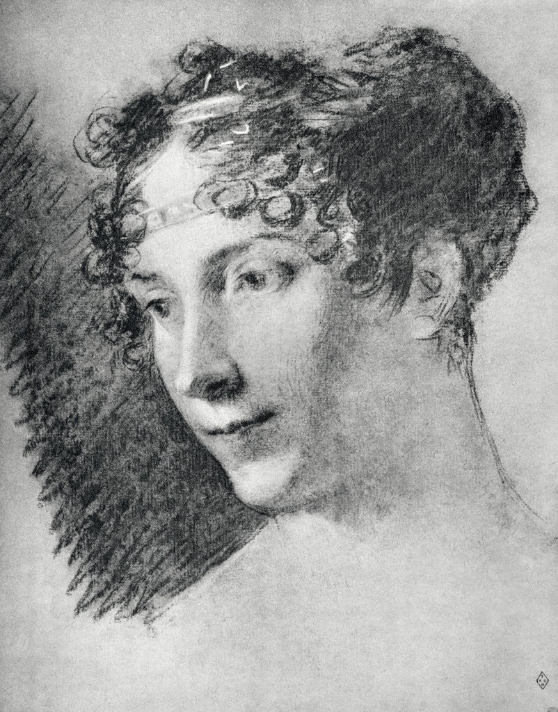 Detail of Portrait of Josephine Bonaparte by Anonymous