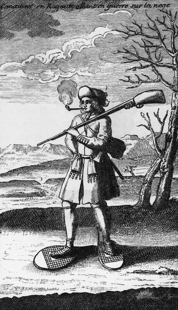 Detail of French Canadian Smoking a Pipe by Anonymous