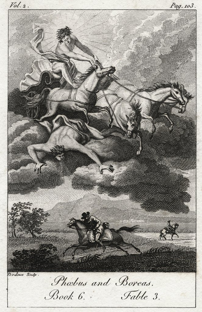 Detail of Illustration from Phoebus and Boreas by Anonymous