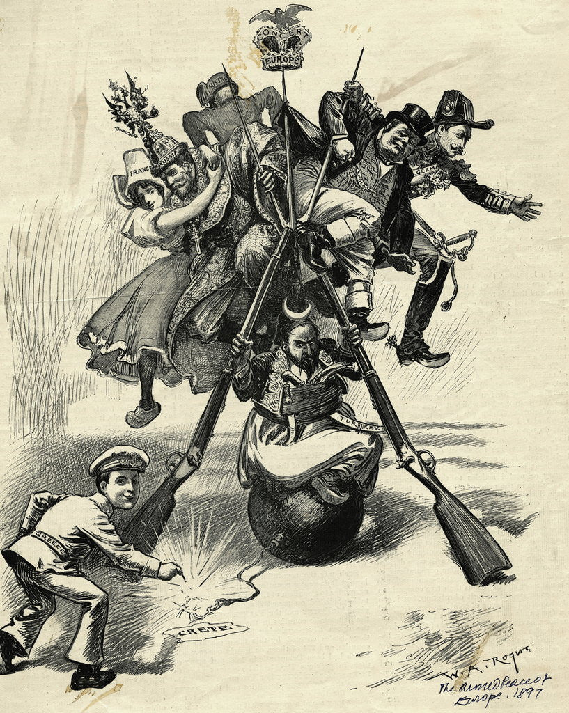 Detail of The Armed Peace Of Europe In 1897. by Anonymous