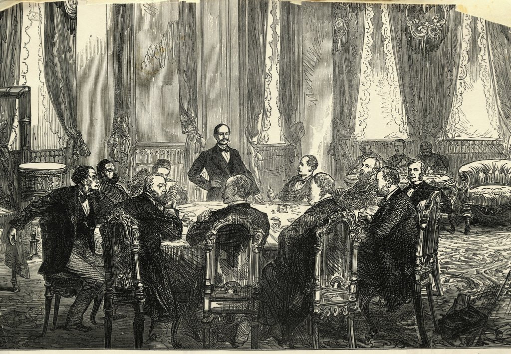 Detail of Conference On The Eastern Question by Anonymous