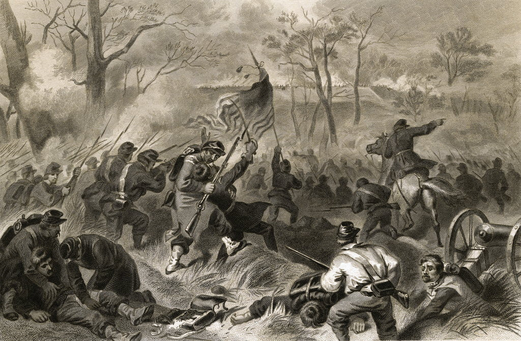 Detail of Capturing Fort Donelson by Anonymous