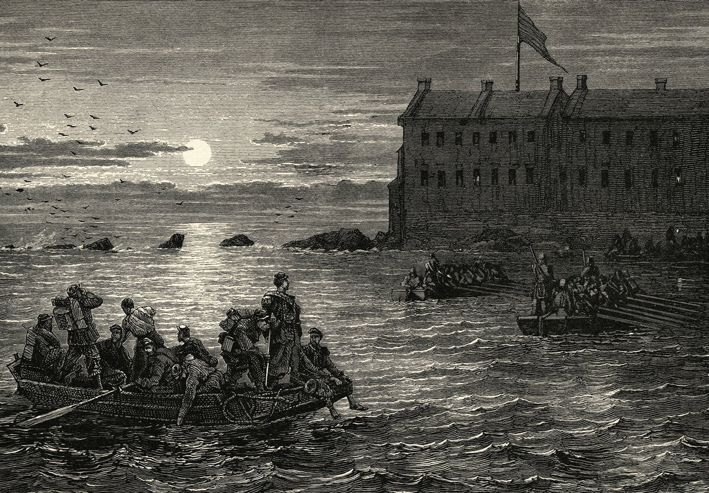 Detail of Major Robert Anderson Occupying Fort Sumter by Anonymous