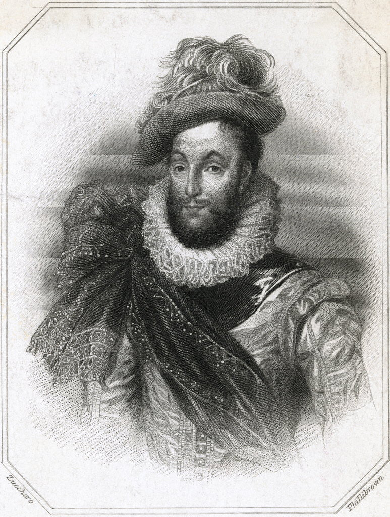 Detail of Sir Walter Raleigh by Anonymous