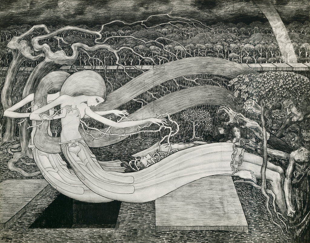 Detail of O Grave where is thy Victory by Jan Toorop