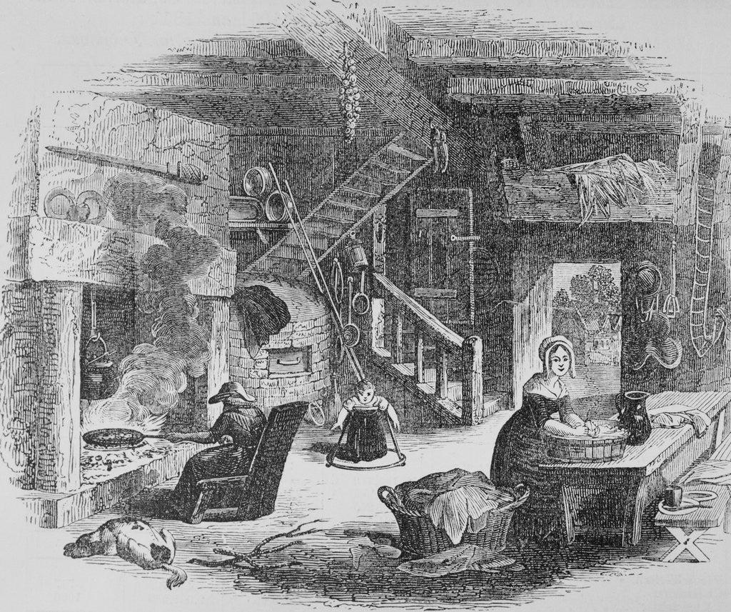 Detail of Interior of Early Farm's Kitchen by Anonymous