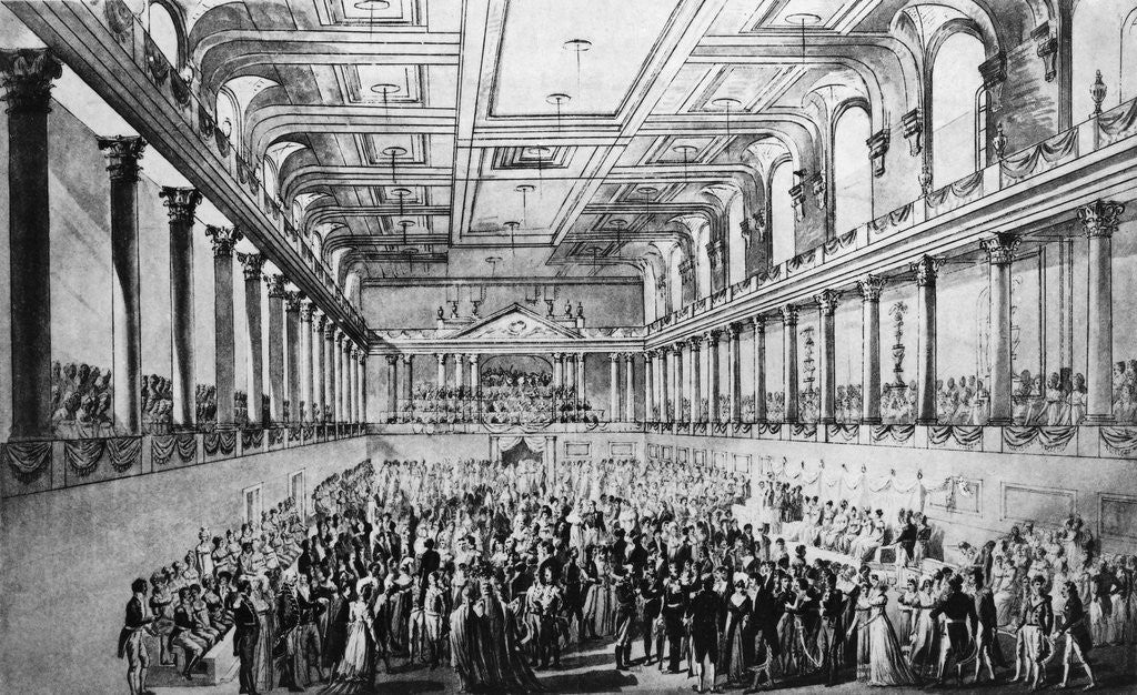 Detail of Meeting in the Congress of Vienna by Anonymous