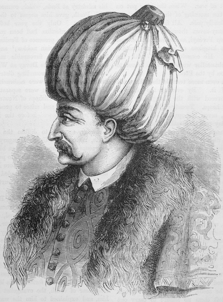 Detail of Illustration of Emperor Suleiman the Magnificent by Anonymous