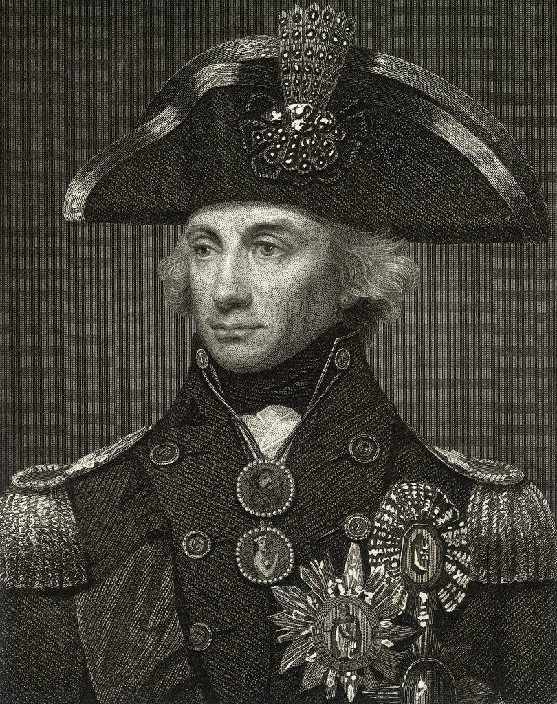 Detail of Portrait of Horatio Nelson in Uniform by Corbis