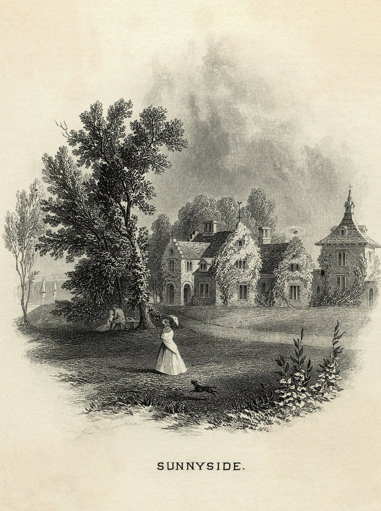 Detail of Illustration of Sunnyside by Corbis