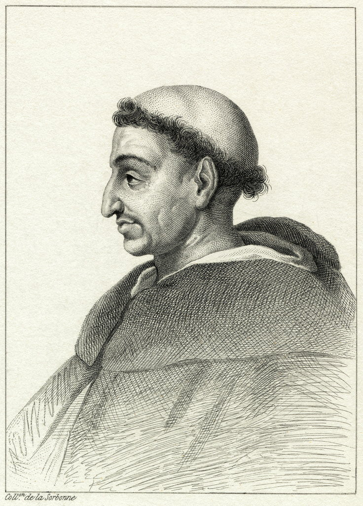 Detail of Illustration of Girolamo Savonarola by Anonymous