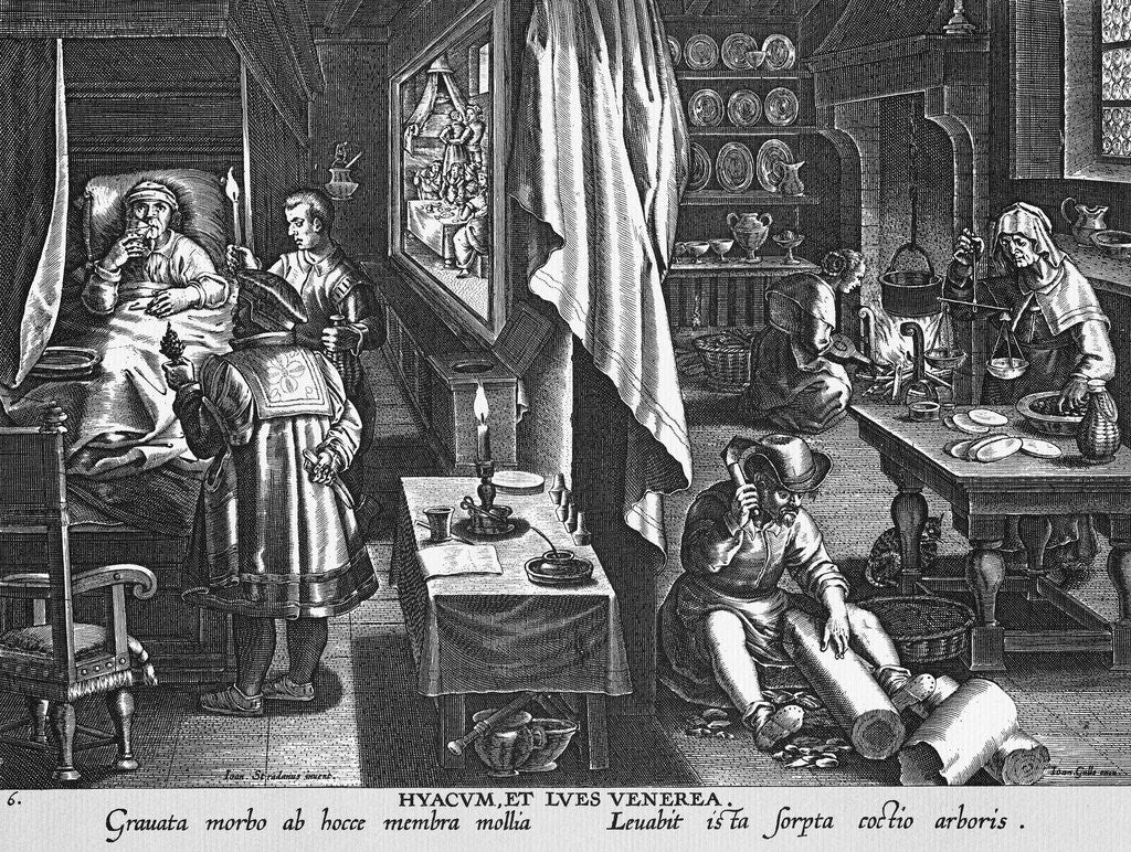 Detail of Ill Patients Being Treated by Anonymous