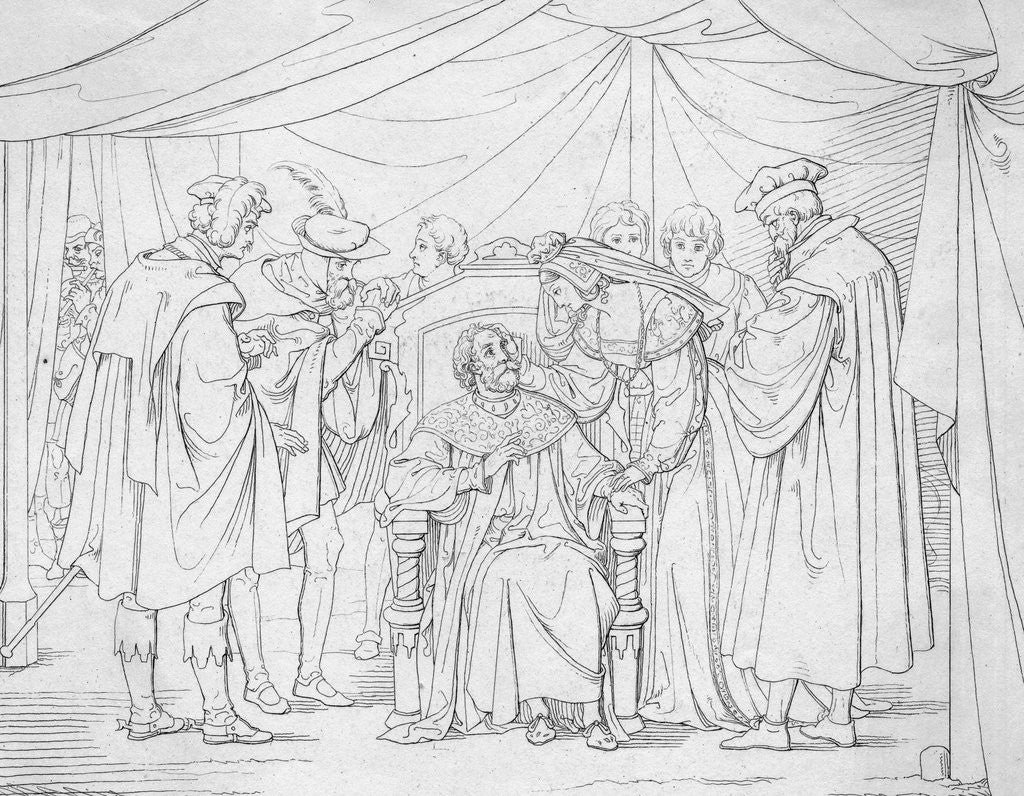 Detail of Scene from King Lear by Anonymous