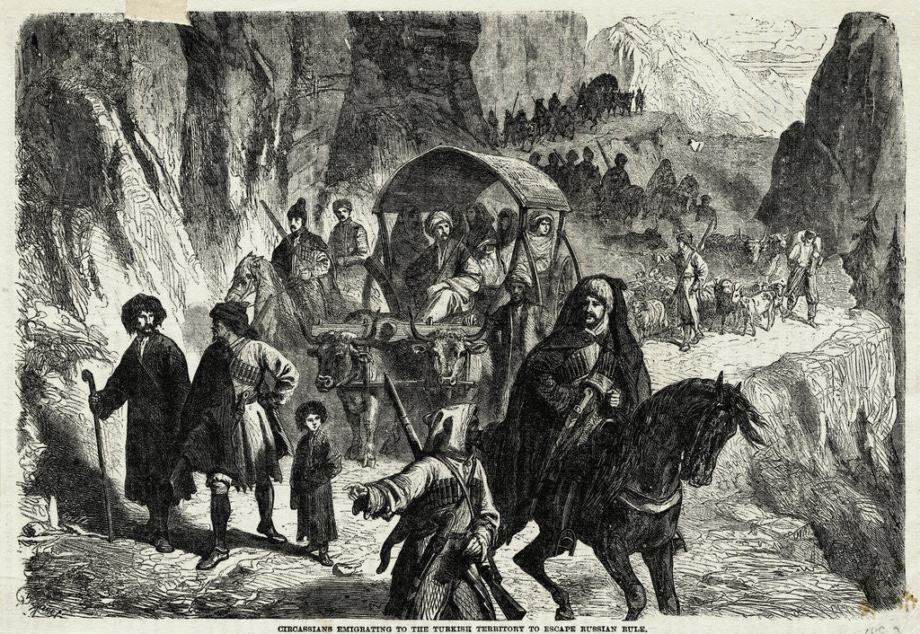 Detail of Illustration of Circassian Caravan by Anonymous
