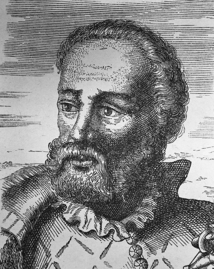 Detail of Portrait of Ferdinand Magellan by Anonymous
