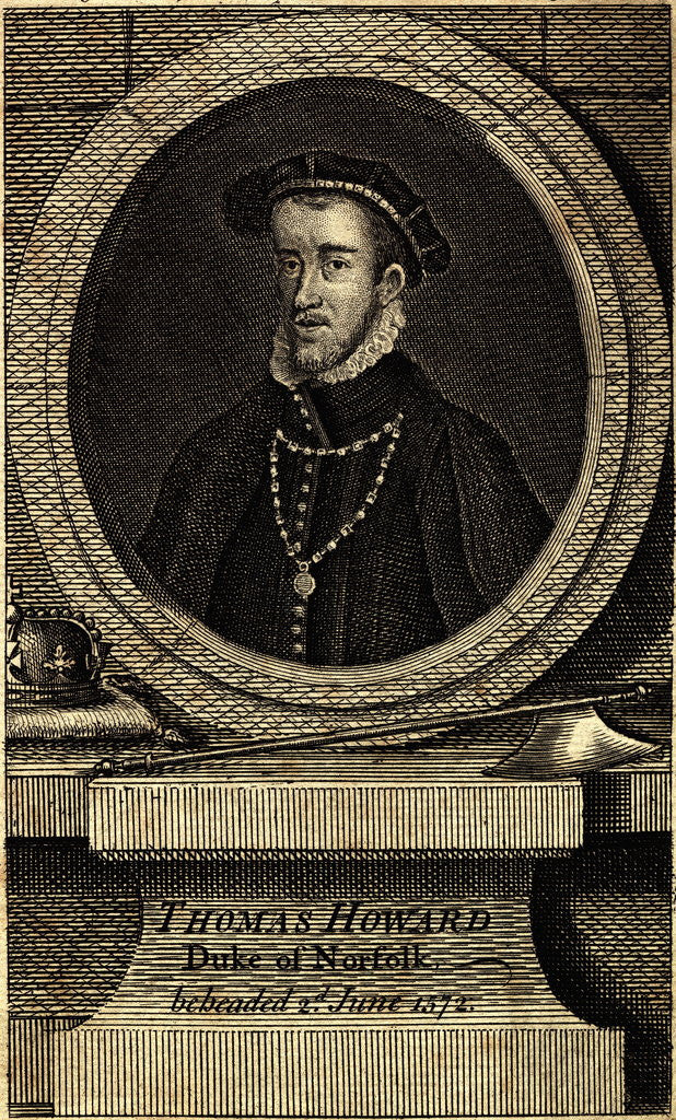 Detail of Portrait of Duke of Norfolk Thomas Howard by Anonymous