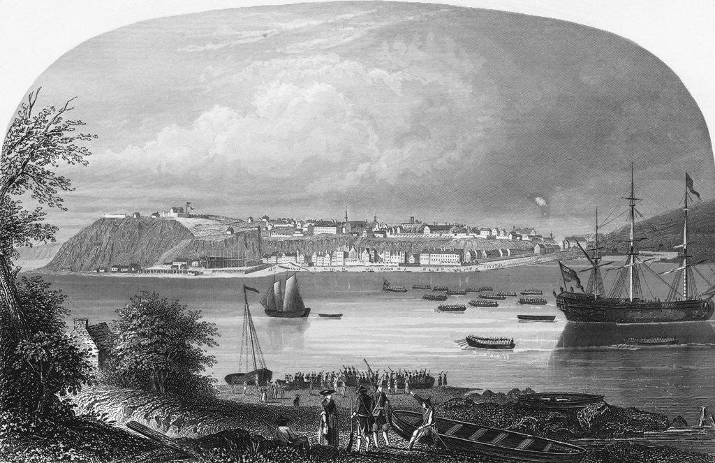 Detail of Quebec Circa 1775 by Anonymous