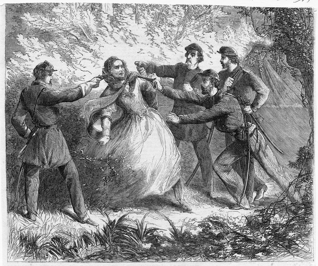 Detail of Men of Wilson Corps Capturing Jefferson Davis by Anonymous