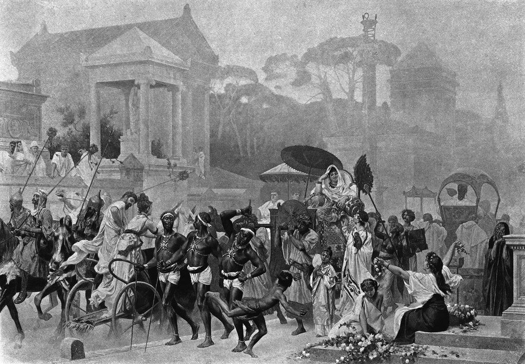 Detail of Appian Way in Time of Augustus by Anonymous