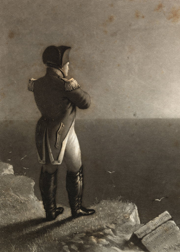 Detail of Napoleon Standing at St. Helen by Benjamin Robert Haydon