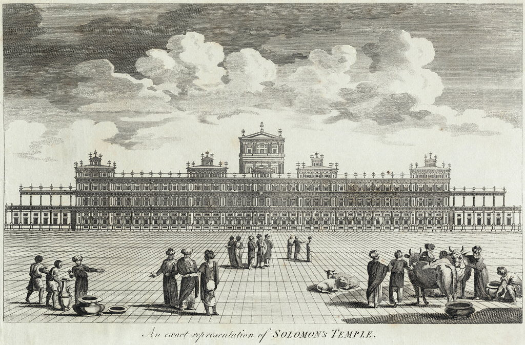 Detail of Exact Representation of Solomon's Temple by Anonymous