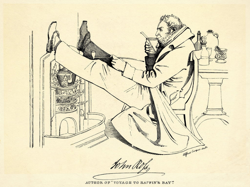 Detail of Author of Voyage to Baffin's Bay John Ross by Anonymous