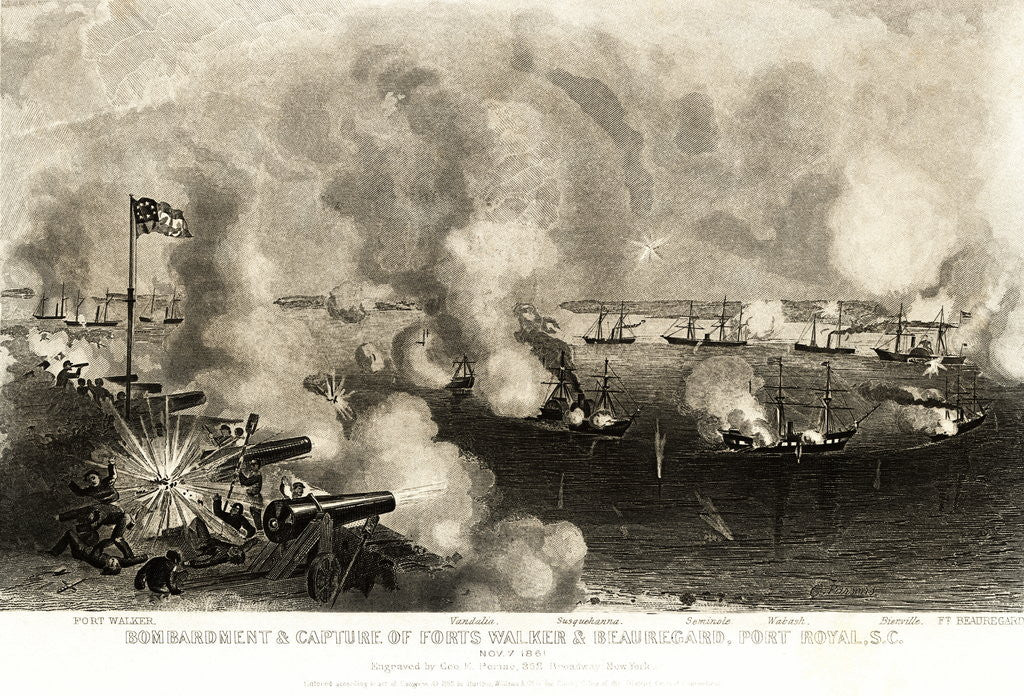 Detail of Water Battle Scene by Corbis