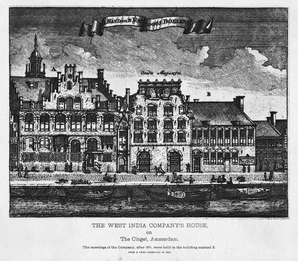 Detail of The West India Company's House by Anonymous