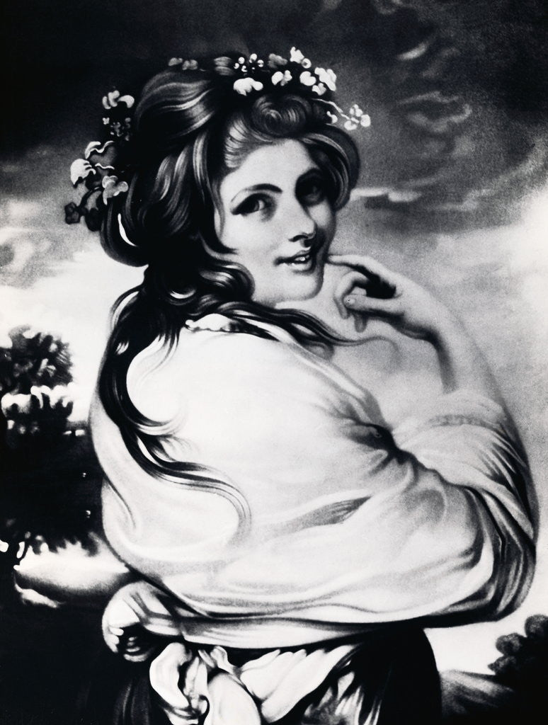 Detail of Lady Emma Hamilton by Corbis