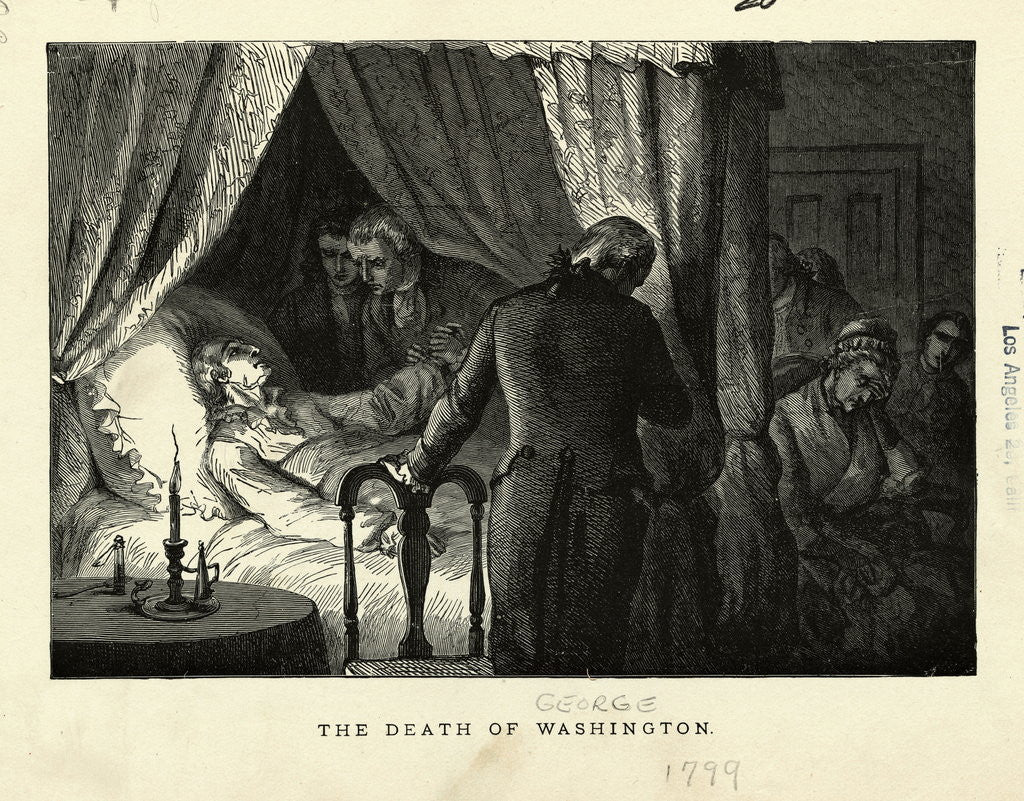 Detail of The Death of George Washington by Anonymous