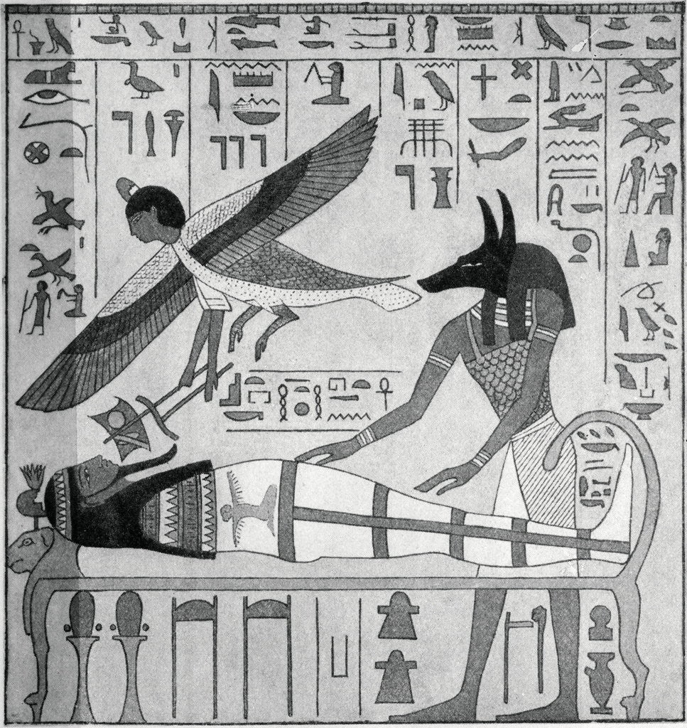 Detail of Preparation of a Mummy by Anonymous