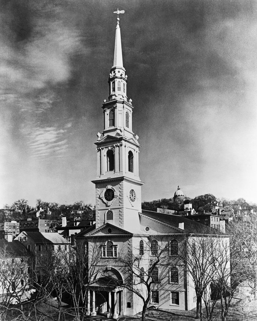Detail of First Baptist Church by Anonymous