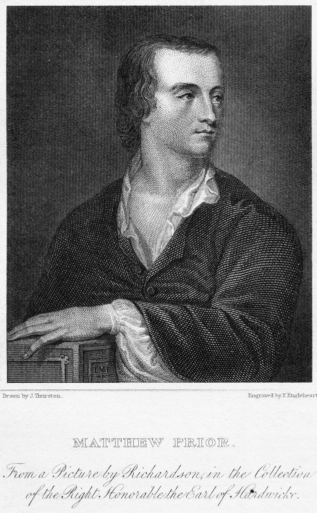 Detail of Portrait of English Poet Matthew Prior by Anonymous