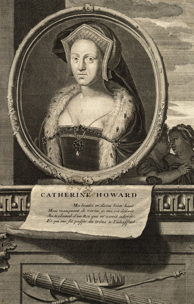 Detail of Portrait of a Wife of Henry VIII by Anonymous