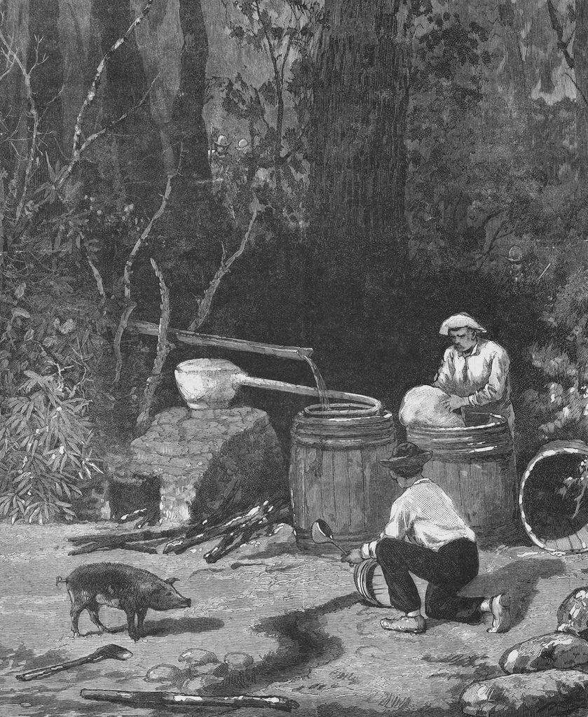Detail of Secret Work in Whiskey Still by Anonymous