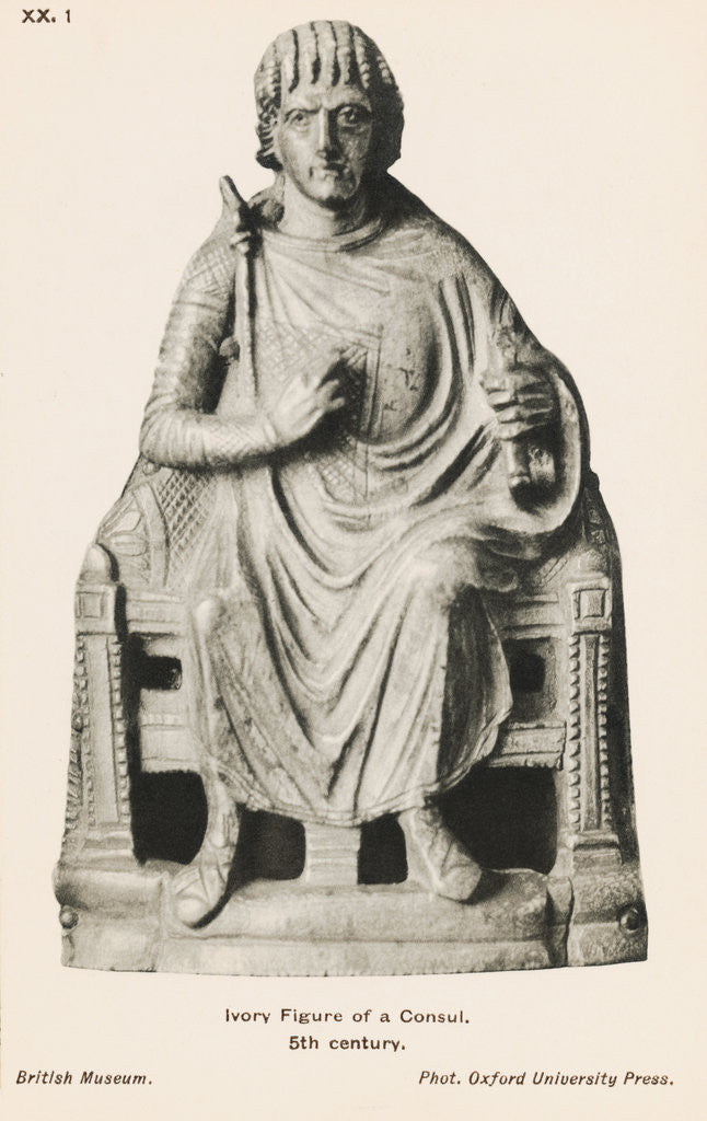 Detail of Ancient Statue in Ivory by Anonymous