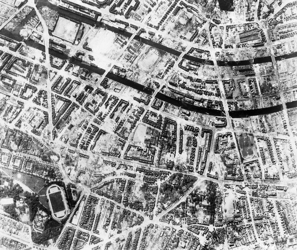Detail of View of War Torn Hamburg by Corbis