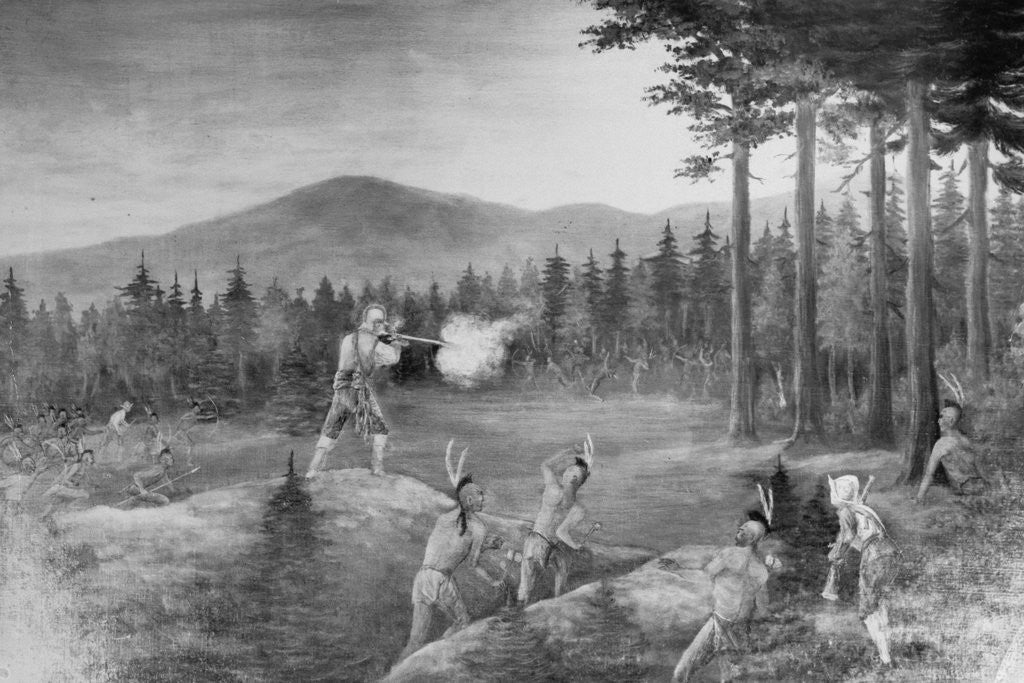 Detail of Battle with the Iroquois Indians by Anonymous