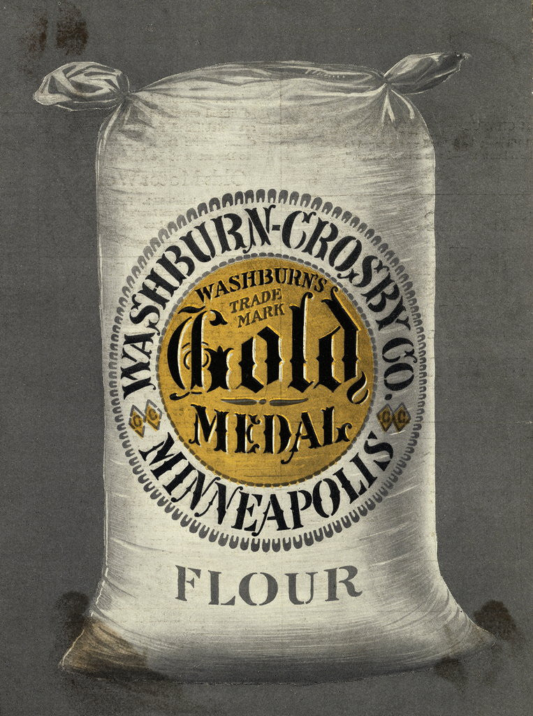 Detail of Advertisement for Gold Medal Flour by Anonymous