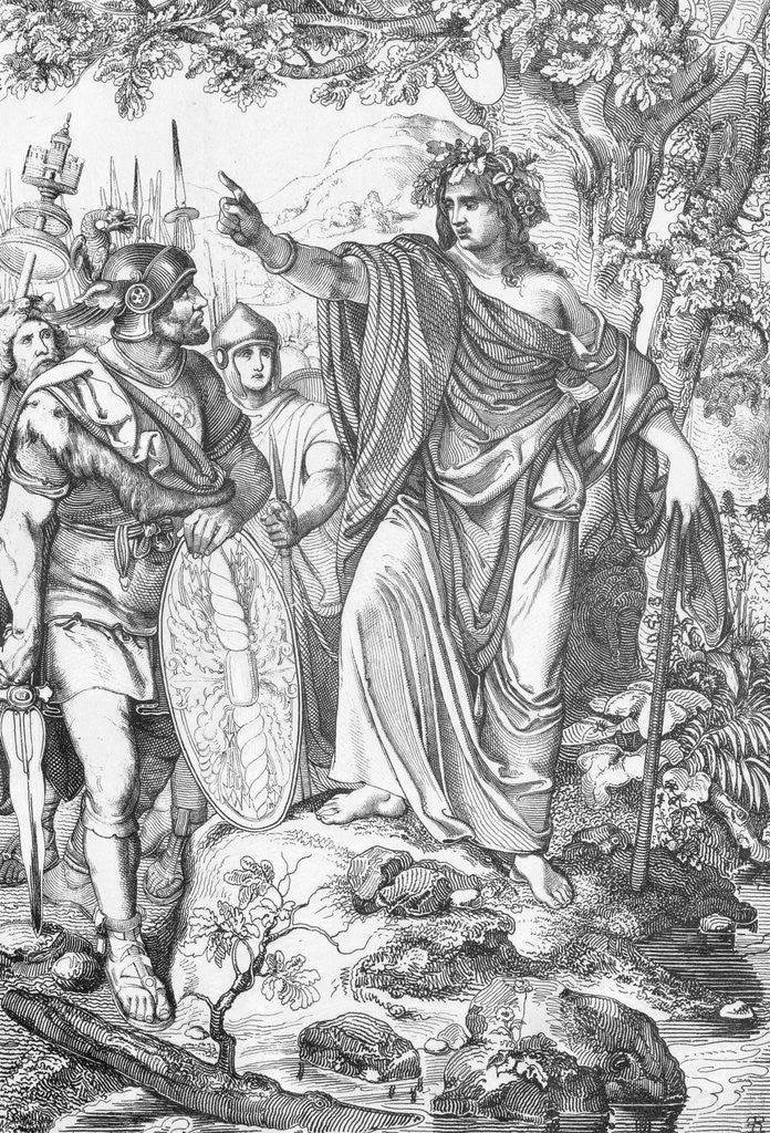 Detail of Female Expressing Her Opinions to Military Officer by Anonymous