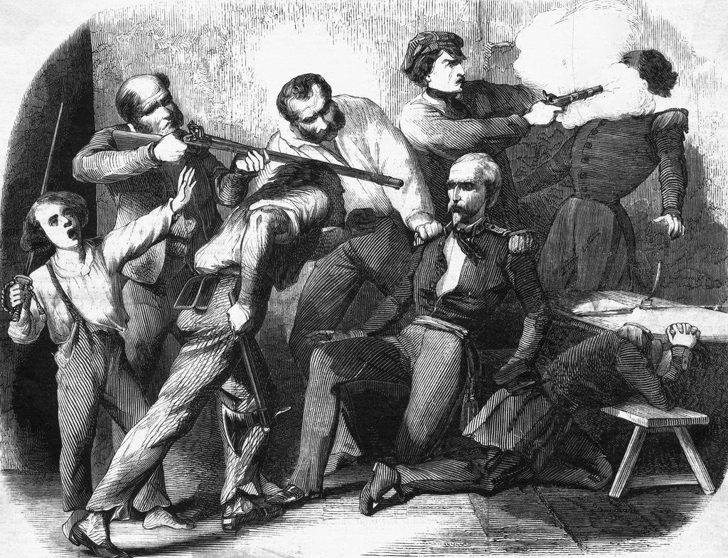 Detail of Revolution in Germany 1848 by Anonymous