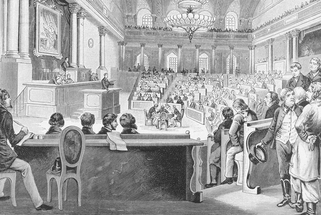 Detail of Austria's First Parliament by Anonymous