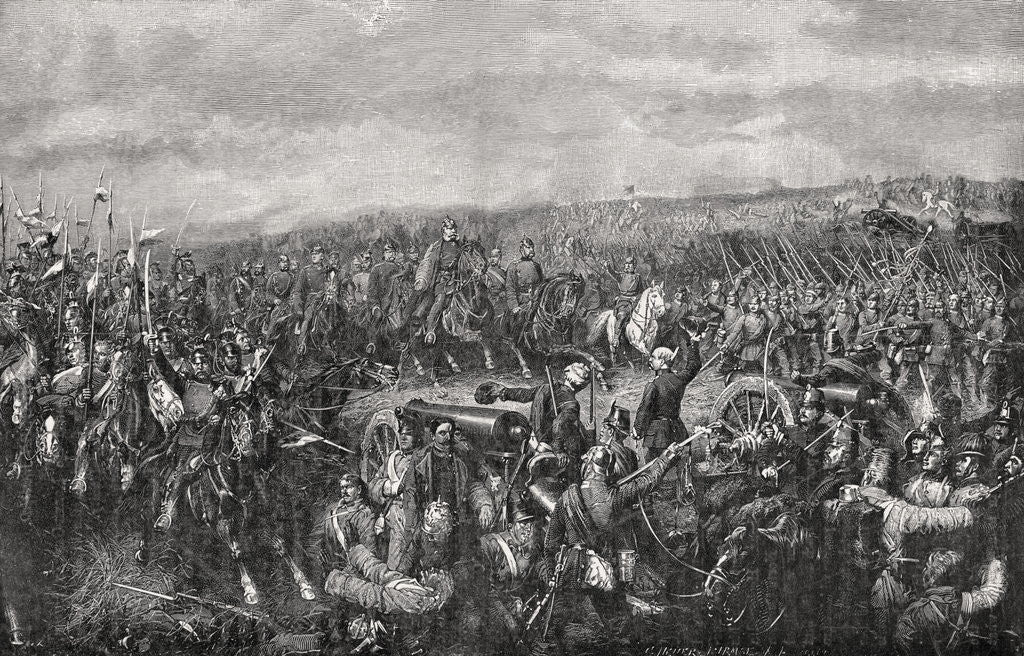 Detail of Battle of Sadowa by Anonymous