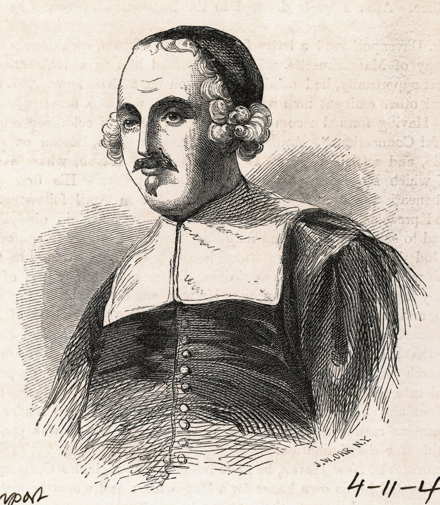 Detail of Reverend John Davenport. by Anonymous