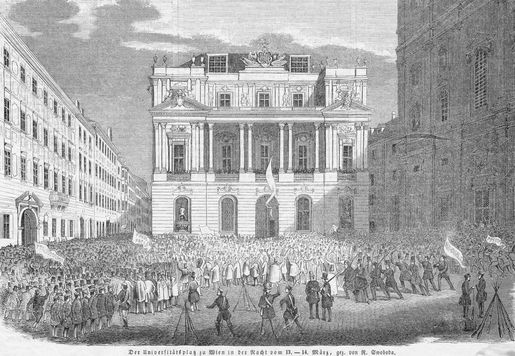 Detail of Illustration of University Place by Anonymous