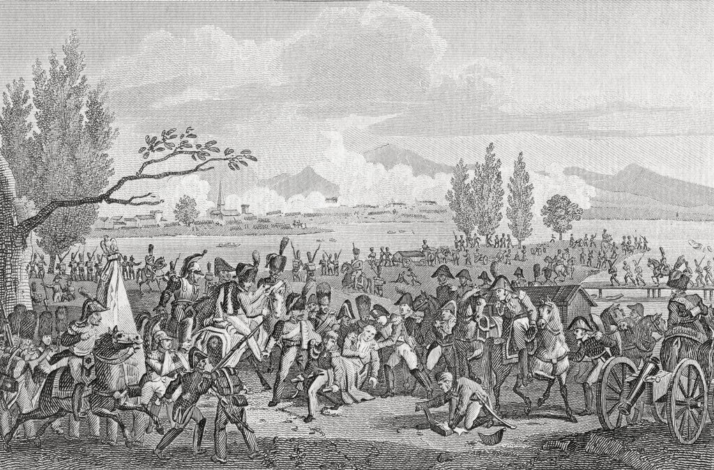 Detail of Illustration of Death of Battle of Essling by Anonymous