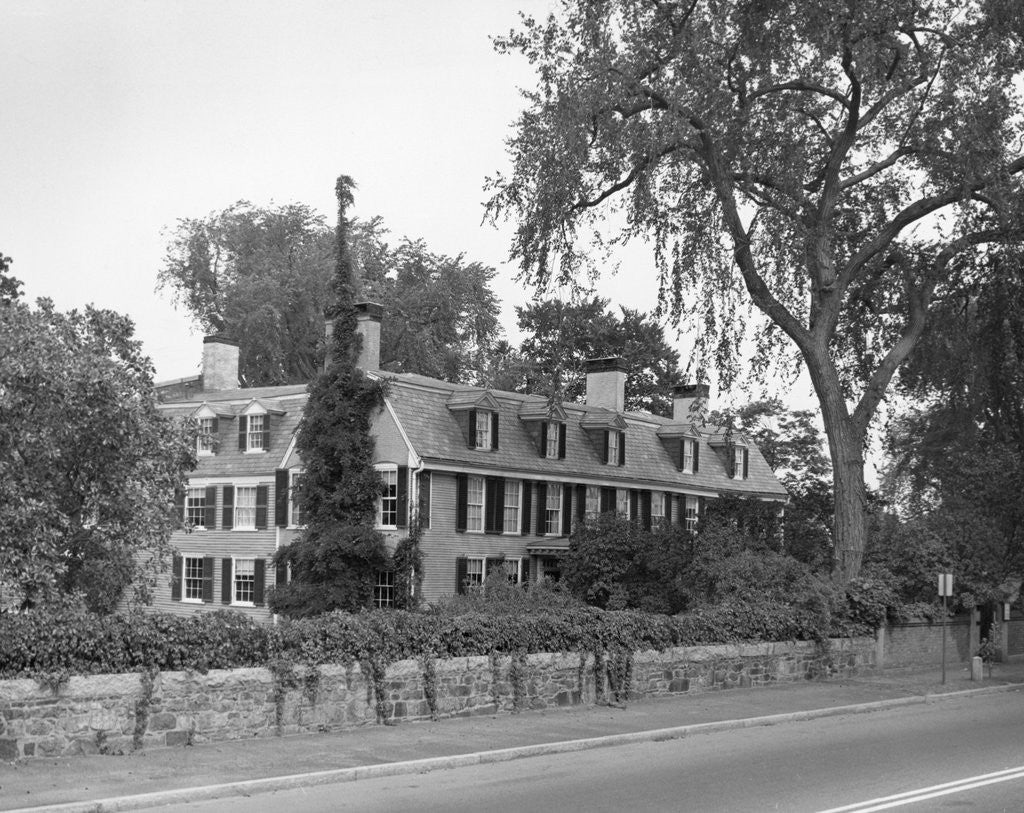 Detail of John Quincy Adams' Old House by Anonymous