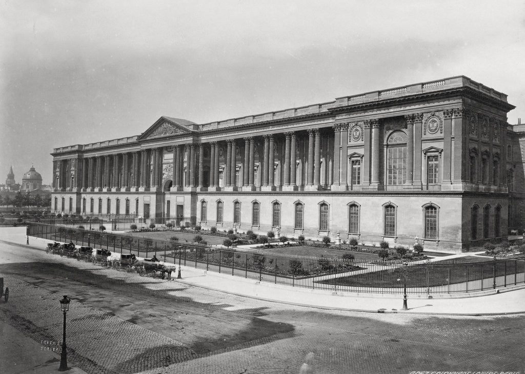 Detail of Colonnade of Louvre by Anonymous